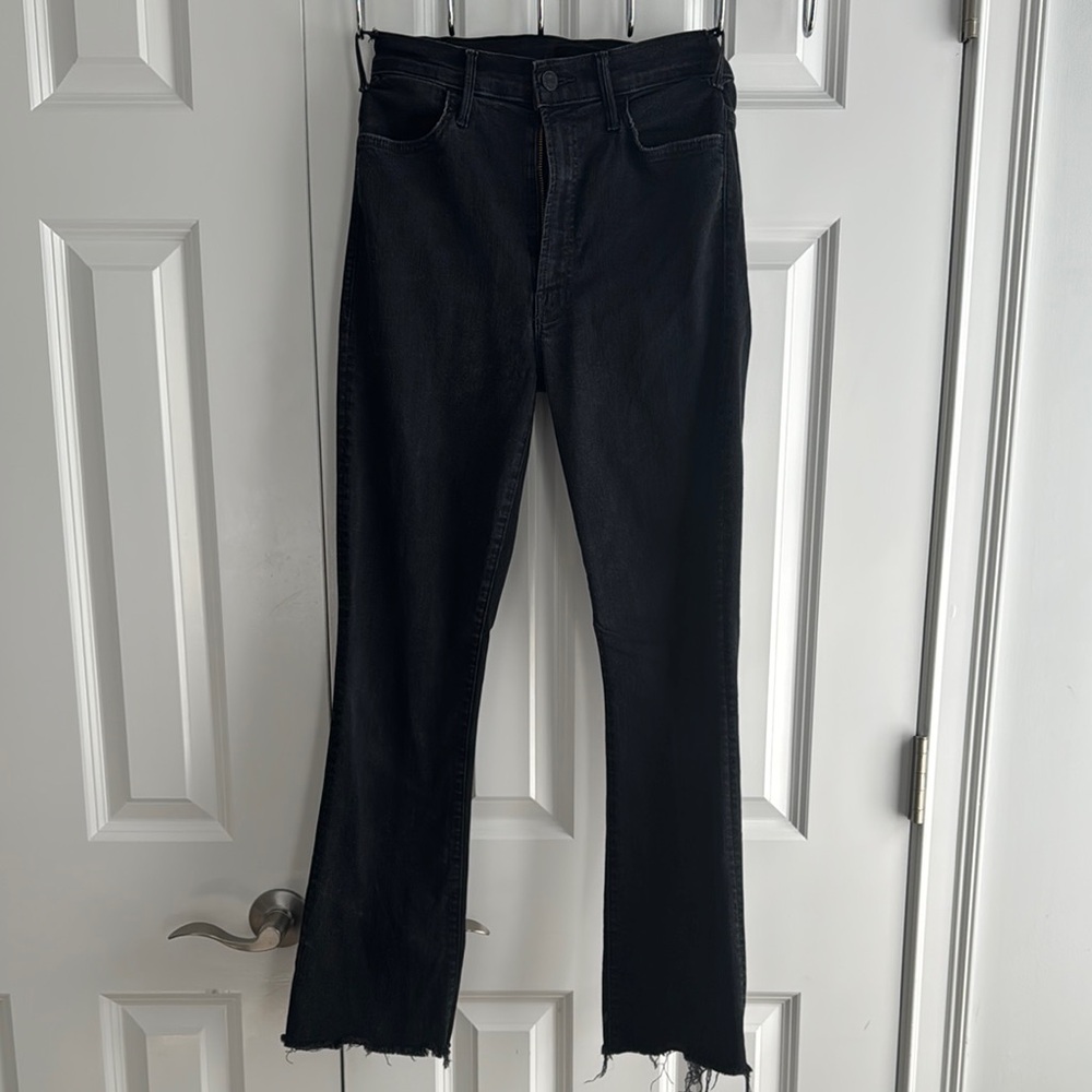 Mother Hustler Fray Ankle- faded black/ not guilty 26